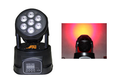 7pcs 10w Rgbw 4 φω'τα 1 στα κινούμενα οδηγημένα κεφάλι Disco σκηνικού φωτισμού