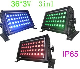 Rgb οδηγημένος Taicolor σκηνικός προβολέας 110v -240v 108w RoHS 36pcs 3w