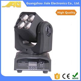 Νέο 4pcs 10w 4in1 οδήγησε τα μίνι κινούμενα επικεφαλής ελαφριά πλυσίματος φω'τα του DJ ζουμ ελαφριά