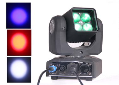 Νέο 4pcs 10w 4in1 οδήγησε τα μίνι κινούμενα επικεφαλής ελαφριά πλυσίματος φω'τα του DJ ζουμ ελαφριά