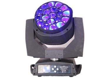 Ακτίνα DJ σκηνικού φωτισμού 19pcs που κινεί το επικεφαλής εναλλασσόμενο ρεύμα φω'των 110-240V 50-60HZ