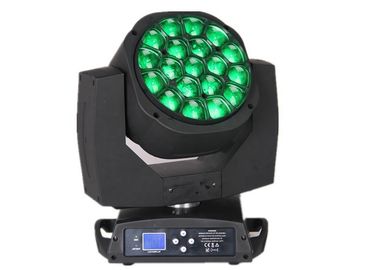 το ζουμ 19x12w RGBW 4in1 οδήγησε τα μεγάλα μάτια μελισσών που κινούν το επικεφαλής ελαφρύ σκηνικό φως του /DJ σκηνικών φω'των Disco