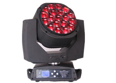 το ζουμ 19x12w RGBW 4in1 οδήγησε τα μεγάλα μάτια μελισσών που κινούν το επικεφαλής ελαφρύ σκηνικό φως του /DJ σκηνικών φω'των Disco