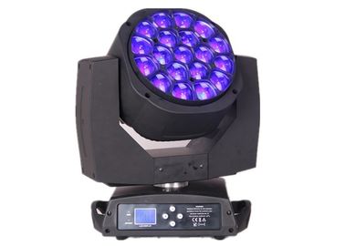 το ζουμ 19x12w RGBW 4in1 οδήγησε τα μεγάλα μάτια μελισσών που κινούν το επικεφαλής ελαφρύ σκηνικό φως του /DJ σκηνικών φω'των Disco