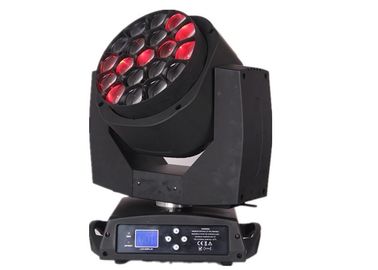 το ζουμ 19x12w RGBW 4in1 οδήγησε τα μεγάλα μάτια μελισσών που κινούν το επικεφαλής ελαφρύ σκηνικό φως του /DJ σκηνικών φω'των Disco