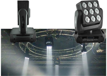 Κίνηση επικεφαλής ελαφρύ 9pcs 10w Rgbw DJ των μίνι οδηγήσεων λεσχών μόδας που κινεί τον επικεφαλής λαμπτήρα