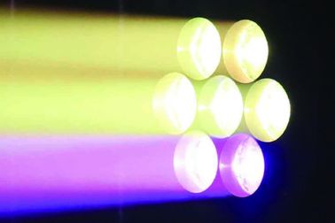 7 X15W ασύρματες DMX512 των οδηγήσεων οι κινούμενες επικεφαλής οδηγήσεις ελαφριών ακτίνων RGBW παρουσιάζουν φω'τα