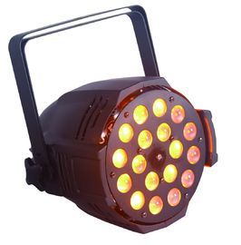 Η αδιάβροχη εκτίμηση Dmx DJ Disco Ip65 IP οδήγησε το φωτισμό, 6 σε 1 οδηγημένη 18pcs*10W ισοτιμία μπορούν να ανάψουν με το ζουμ