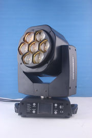 Κίνηση επικεφαλής ελαφρύ DMX 512 7*15w Rgbw των οδηγήσεων λεσχών νύχτας του DJ διάρκεια ζωής 60.000 ωρών