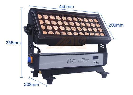 440W ο υπαίθριος μίνι τοίχος των ελαφριών 44PCS οδηγήσεων ισοτιμίας τοποθετεί το πλυντήριο