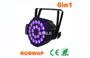 Η ισοτιμία τοπ 1 οδηγήσεων μπορεί φω'τα που UV 24pcs οδήγησε το λαμπτήρα 6 σε 1 στάδιο παρουσιάζει φωτισμό για το φωτισμό CE & RoHS στούντιο