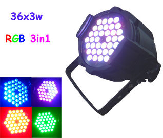 36pcs 3w Rgb 3 σε 1 ισοτιμία των οδηγήσεων μπορεί φω'τα DJ/κοu'φώματα φωτισμού των οδηγήσεων Disco/νυχτερινών κέντρων διασκέδασης
