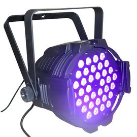η ισοτιμία των UV οδηγήσεων 36pcs 3w μπορεί επαγγελματικό εναλλασσόμενο ρεύμα σκηνικού φωτισμού φω'των 110V - 240V DMX512 8CH