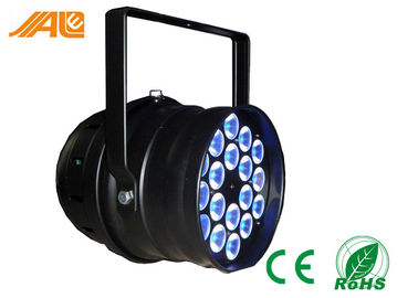 Εσωτερικά 18 Χ 3w/9w ισοτιμία των RGB 3in1 οδηγήσεων μπορούν οδηγημένη φω'τα ισοτιμία 64 σκηνικός λαμπτήρας DMX για Disco