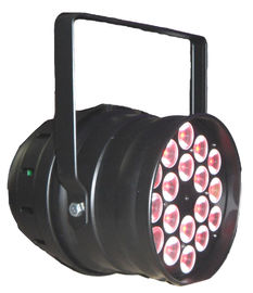 Εσωτερικά 18 Χ 3w/9w ισοτιμία των RGB 3in1 οδηγήσεων μπορούν οδηγημένη φω'τα ισοτιμία 64 σκηνικός λαμπτήρας DMX για Disco