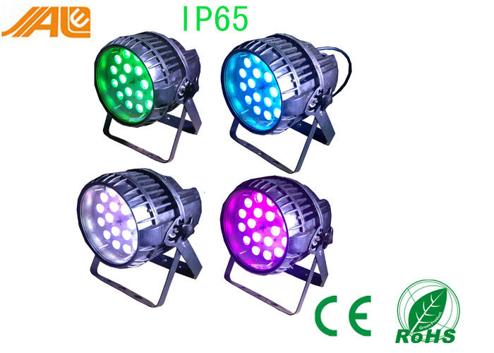 Ζωηρόχρωμα 18 Χ 10w Rgbw 4 σε 1 λαμπτήρα ισοτιμίας των υπαίθριων οδηγήσεων με τον κόκκινο πράσινο μπλε άσπρο φωτισμό ζουμ