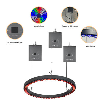 3m DMX Winch LED Κινητική μπάλα Τρίγωνο σωλήνα ανύψωσης opan μπάλα